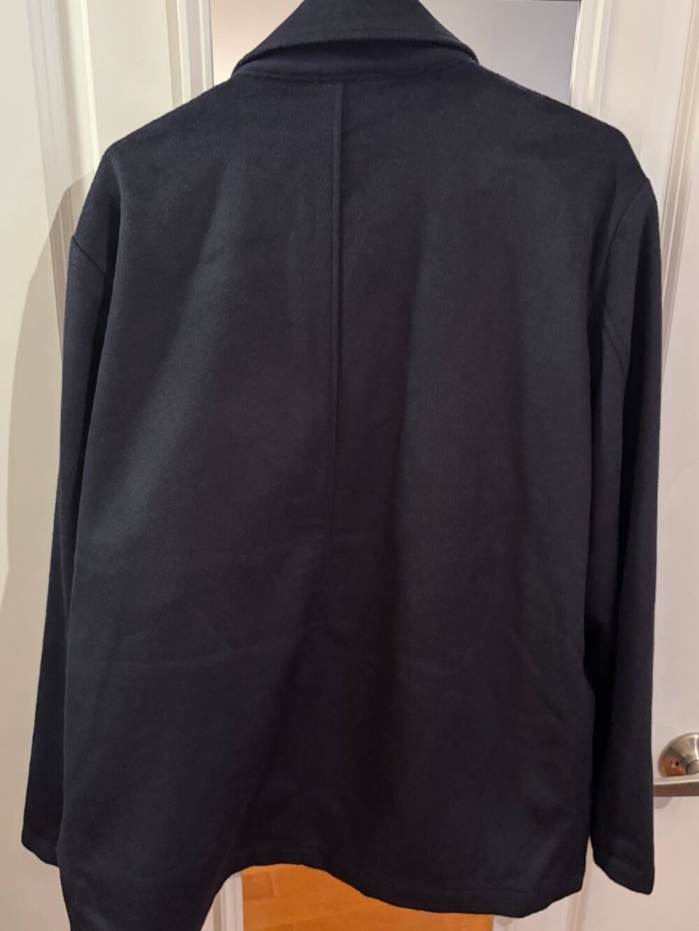 Bonobos Wool Cashmere Chore Coat - Navy Blue - Size XL - Picture 5 of 11